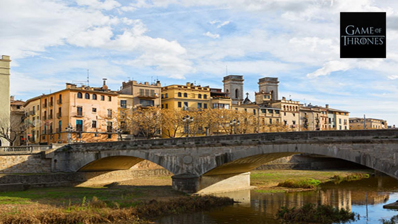 Vista de Girona, uno de los escenarios españoles de la sexta temporada de la serie Juego de Tronos