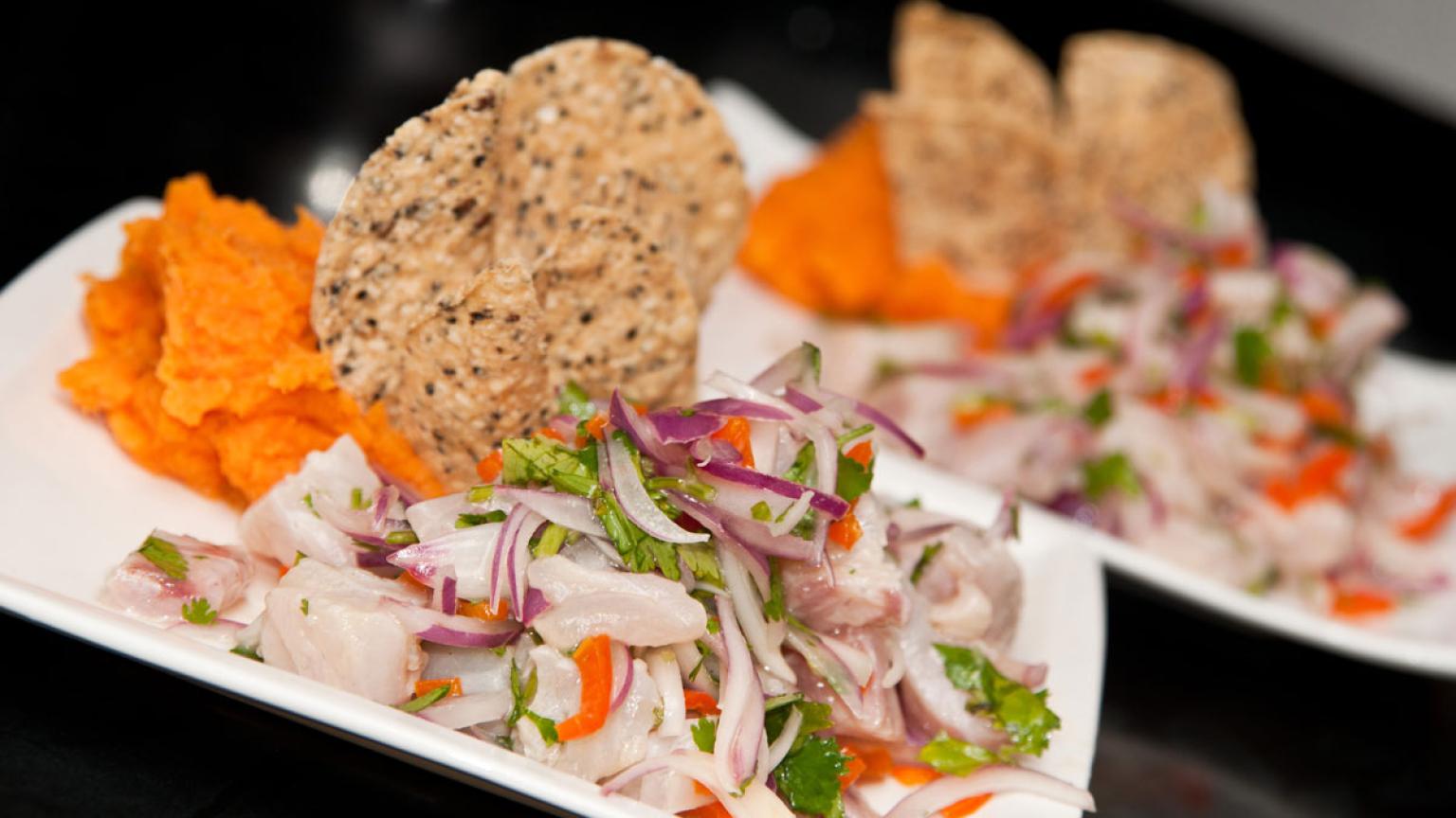 Ceviche, el plato más representativo de Perú.