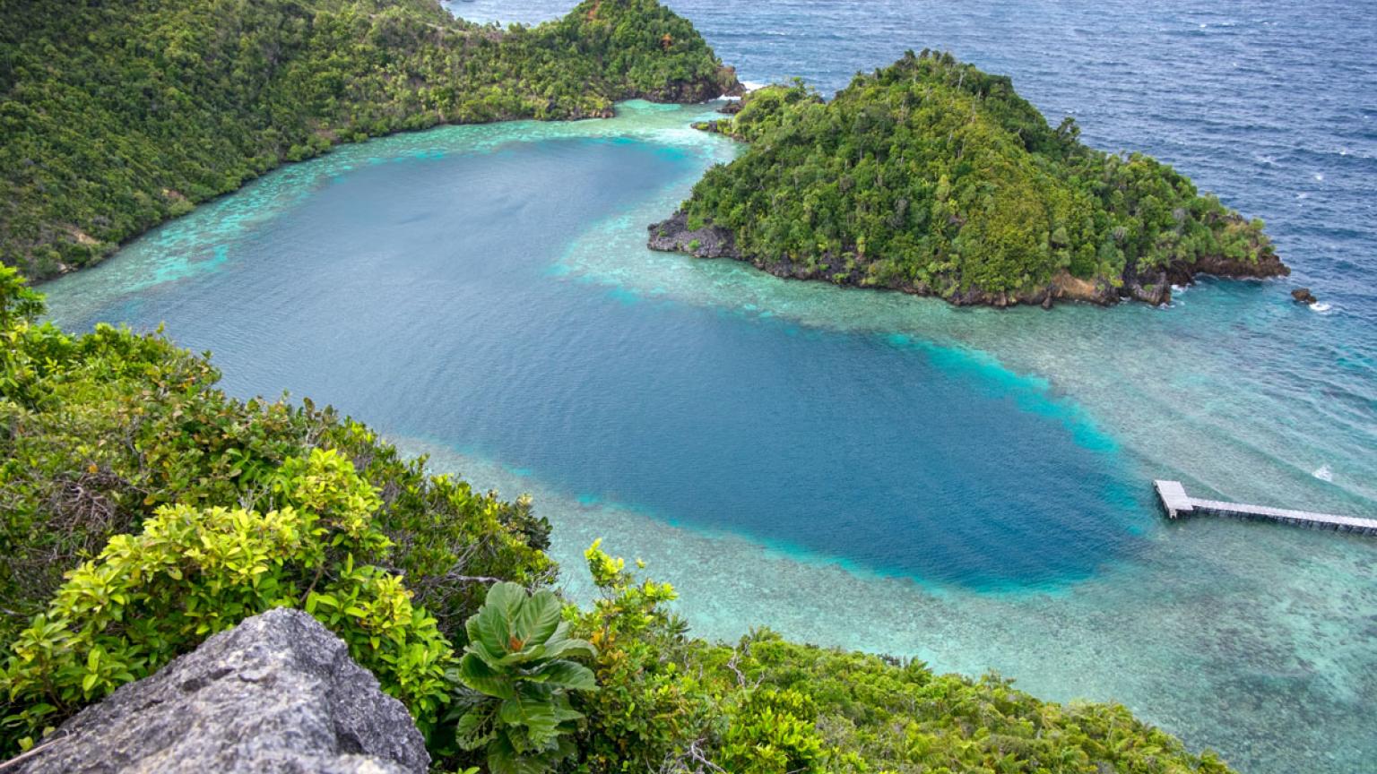 Laguna Karawapop, en Misool. 