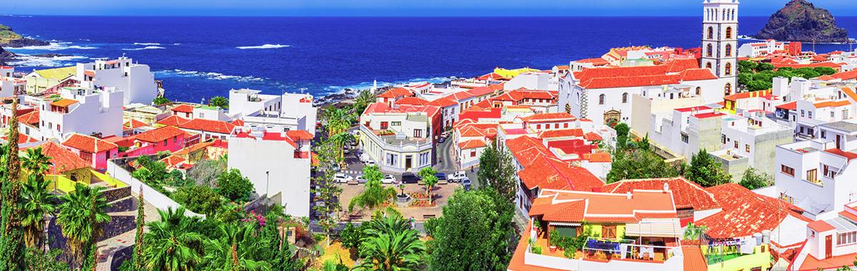 Garachico, pueblo de costa de Tenerife, Canarias, España