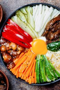 Gastronomía de Corea del Sur: bibimbap