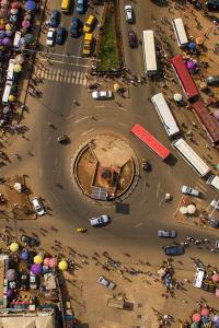 Vista aérea de la ciudad de Lagos, Nigeria