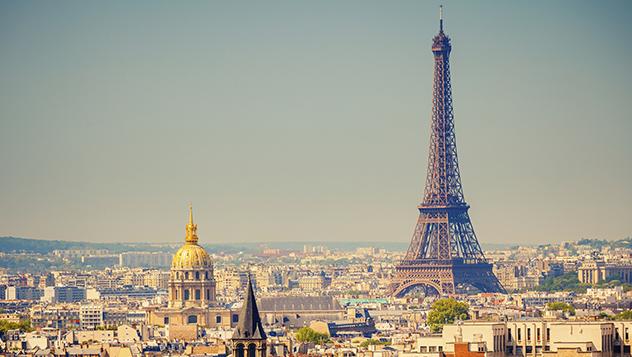Vista general de París, Francia