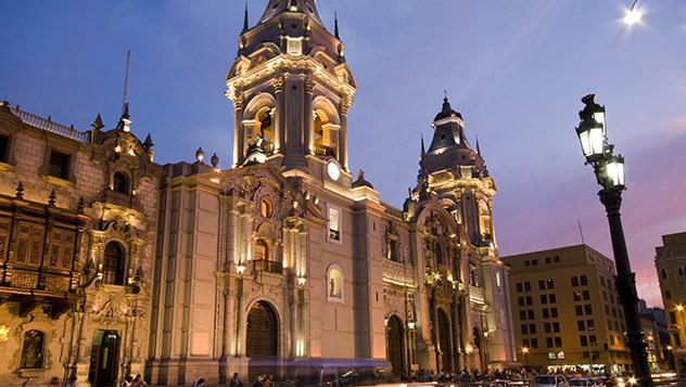Plaza de Armas en Lima, Perú