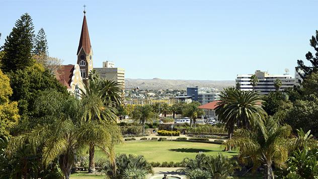 Windhoek, capital de Namibia