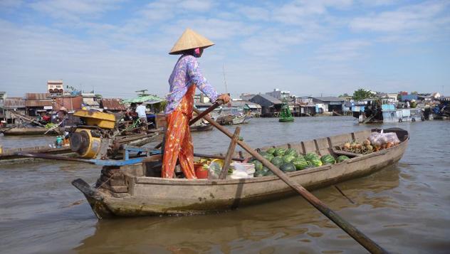 Delta del río Mekong, Vietnam