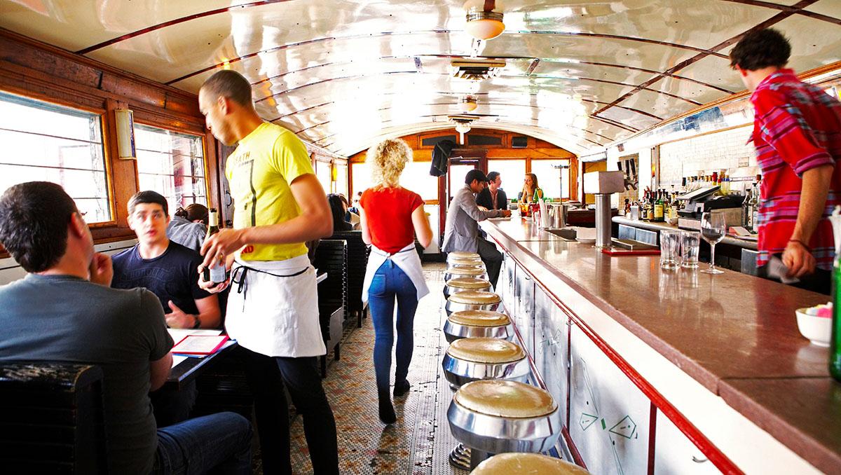 The Diner, uno de los clásicos de Brooklyn, Nueva York, costa este de EE UU