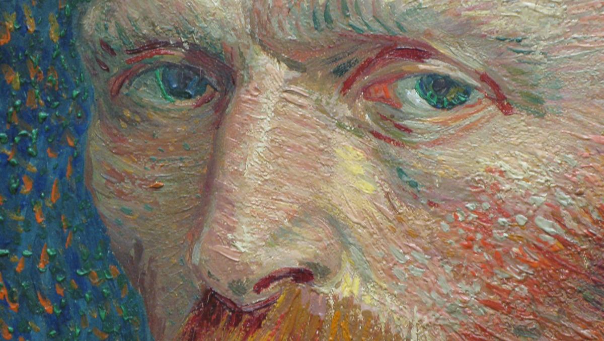  Autorretrato, detalle,, Van Gogh