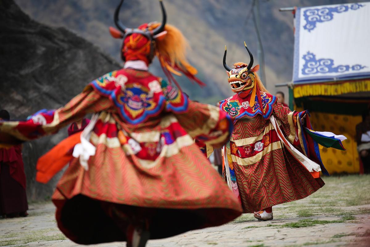 'Tsechu', baile tradicional, Bután
