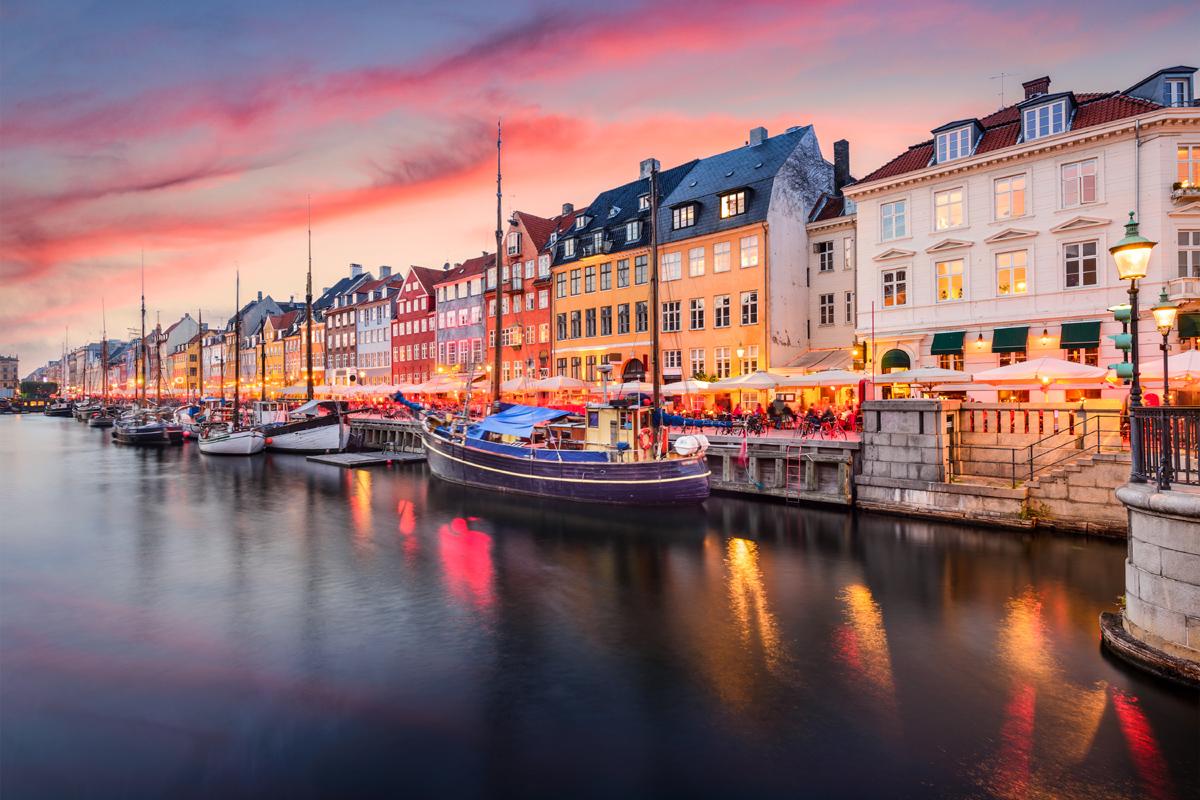 Canal Nyhavn, Copenhague, Dinamarca