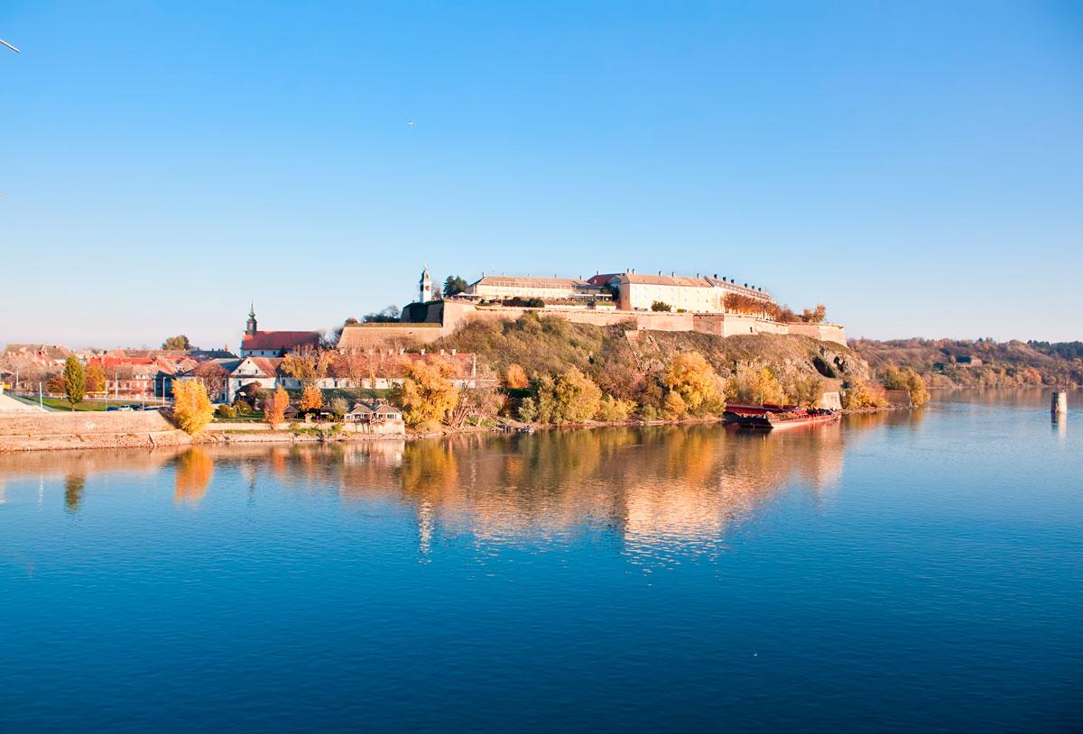 Novi Sad, castillo de Petrovaradin, Serbia.