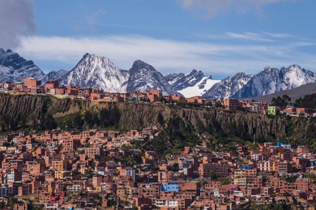 Cordillera Real al norte de La Paz, Bolivia
