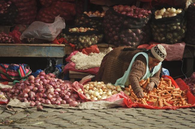Mercados de La Paz, Bolivia