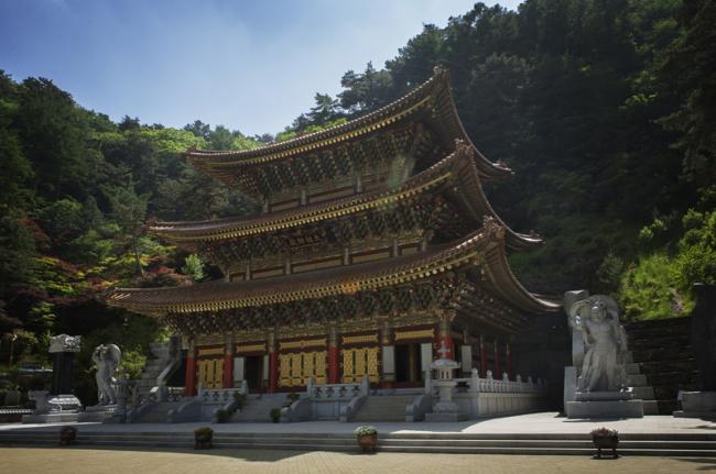 Templo en Guinsa, Corea del Sur