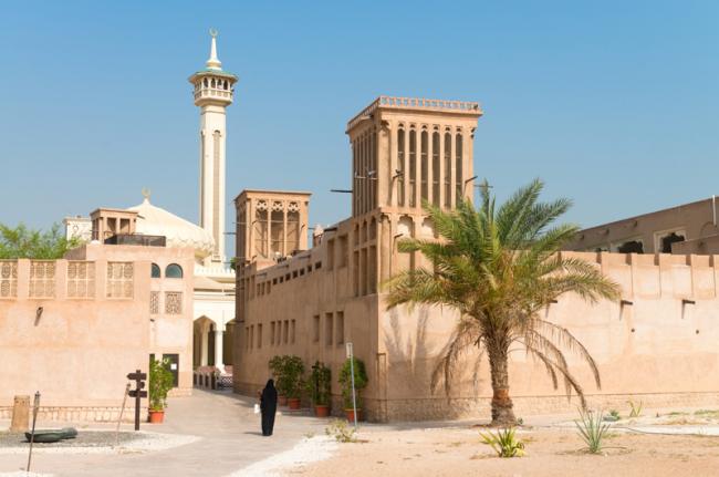 Barrio histórico de Al Fahidi, Dubái, Emiratos Árabes Unidos