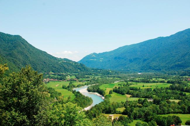 Río Soča, Eslovenia