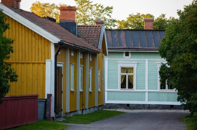La ciudad vieja de Rauma, Finlandia