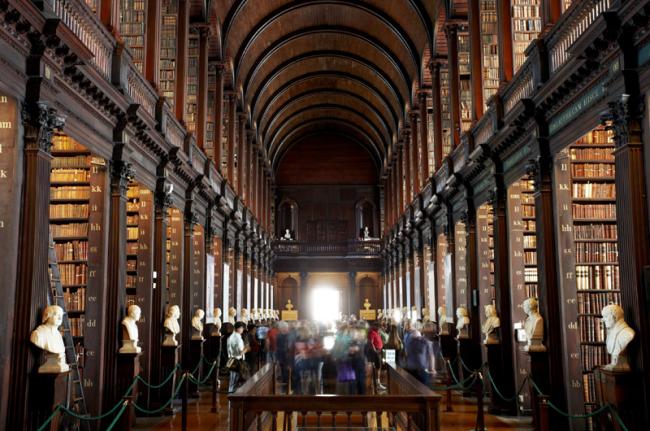 Biblioteca, Trinity College, Dublín, Irlanda