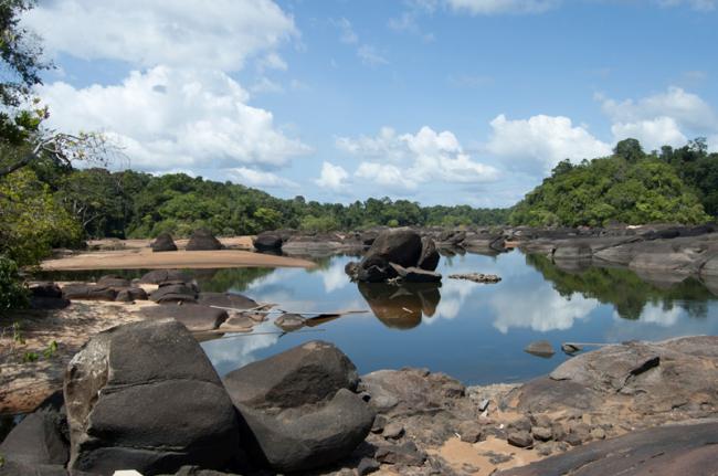 Río Coppename, Raleighvallen, Surinam