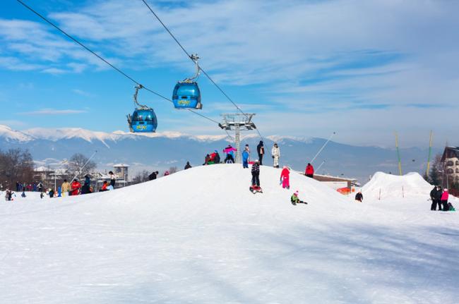 Pistas de esquí de Bansko, montes Pirin, Bulgaria