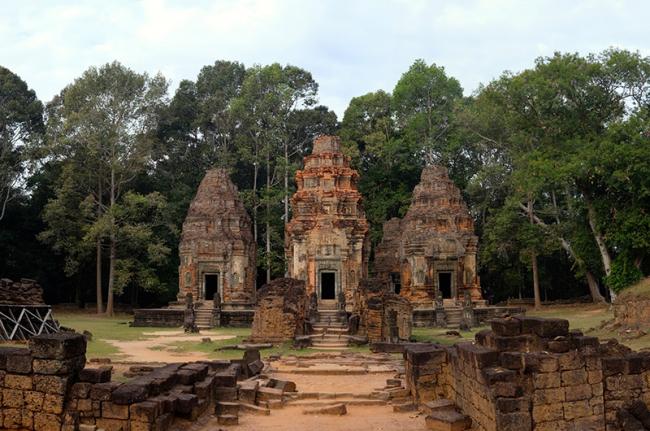 La antigua capital de Angkor, Siem Reap, Camboya