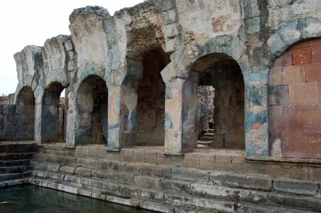 Ruinas púnico-romanas de Tharros, Oristano, Cerdeña, Italia