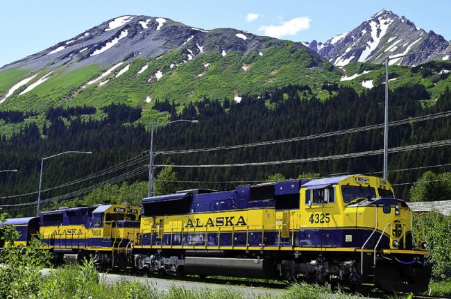 Viajar en el Ferrocarril de Alaska, EE UU