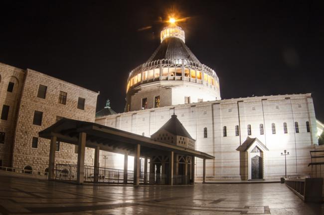Basílica de la Anunciación en Nazaret, Israel 