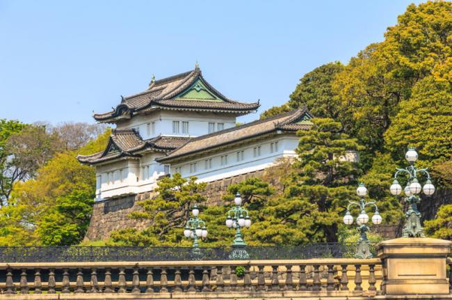 El Palacio Imperial y sus jardines, Tokio, Japón