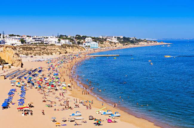 Playa Albufeira, Agarve, Portugal