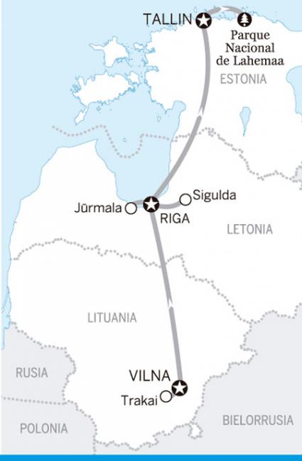 De gira por las capitales de Estonia, Letonia y Lituania