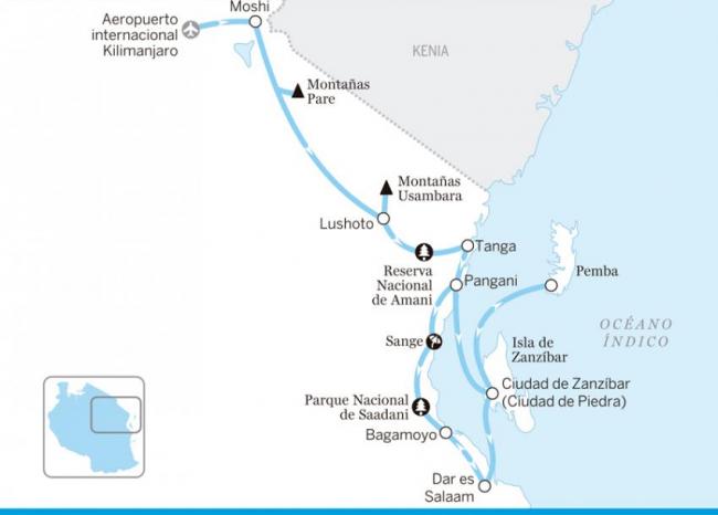 Itinerario por el noroeste de Tanzania