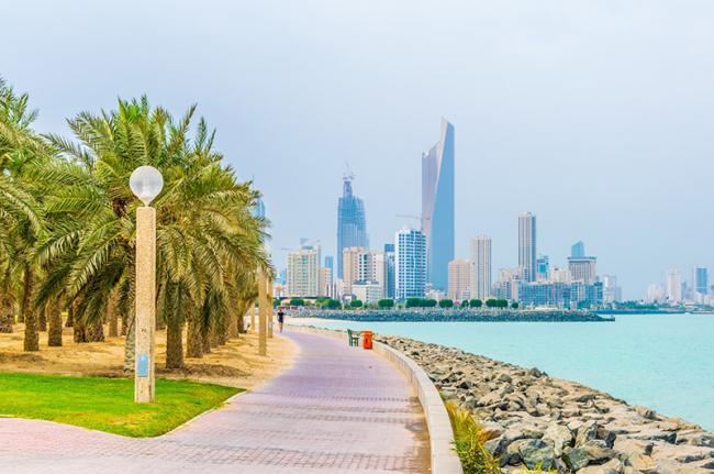 Corniche de ciudad de Kuwait, Kuwait