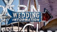 'Wedding information', Neon Museum, Las Vegas, Estados Unidos