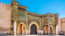 Mequínez, Marruecos, puerta de Bab Mansour