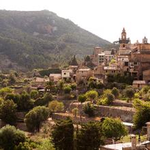 Vistas del pueblo de Valldemossa, Mallorca, Islas Baleares, España