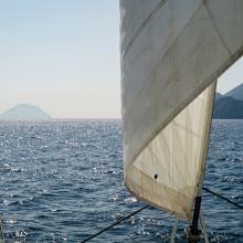 En barco por las Islas Eolias
