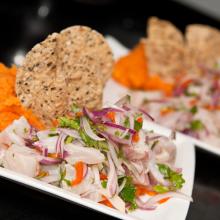 Ceviche, el plato más representativo de Perú.