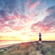 Faro de Sylt, isla del norte de Alemania