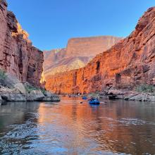 Rafting por el río Colorado