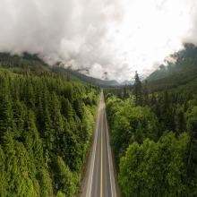 Panorámica de la isla de Vancouver