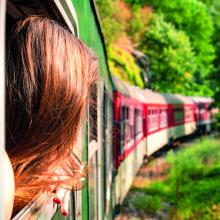 Tren de Septemvri-Dobrinishte, Bulgaria.