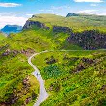 Estas son las opciones de transporte para desplazarse por Escocia.