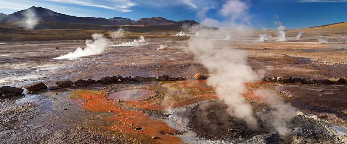 Desierto de Atacama, geysers El Tatio