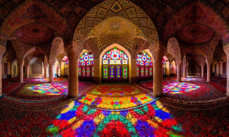 Mezquita Nasir Al-Muk, Shiraz, Irán