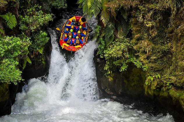 Rafting en el río Zambeze. © Shutterstock / cordelia bua