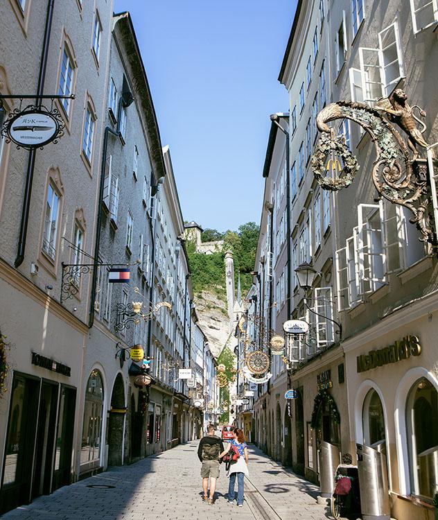 Getreidegasse, Salzburgo, Austria © Flaminia Pelazzi