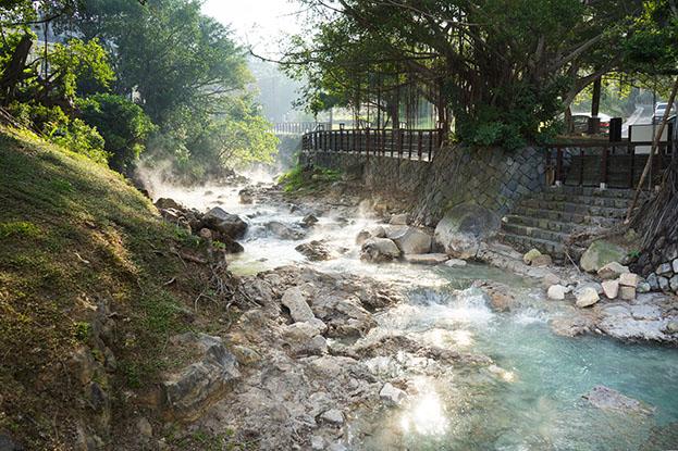 Aguas termales en Beitou, Taipei