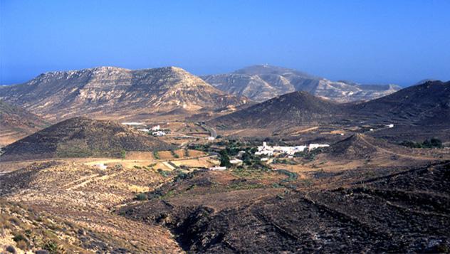 Vista aérea de Cabo de Gata