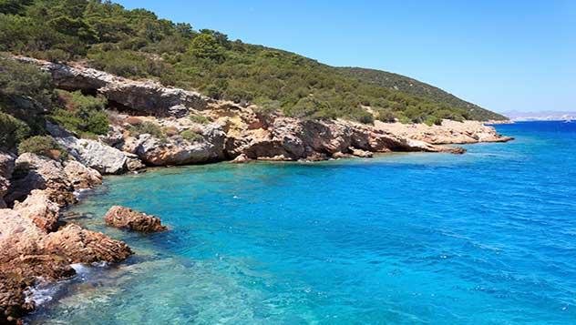 Cala de la costa de Bodrum